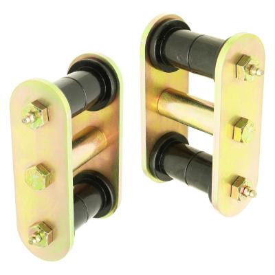 HD Leaf Spring Shackles 87-95 Wrangler YJ Front Includes Urethane Bushings HD Greasable Bolts Pair RockJock 4x4