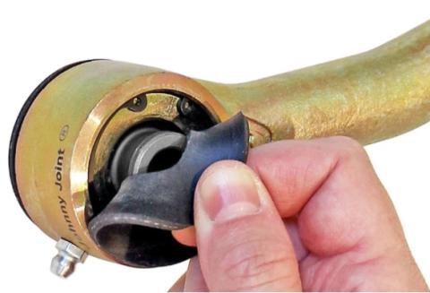 Johnny Joint Trac Bar 97-06 Wrangler TJ and LJ Unlimited/XJ/MJ Front Bolt-On Adjustable Greasable Chromoly Drilling Required Reuses Stock Housing Bolt RockJock 4x4