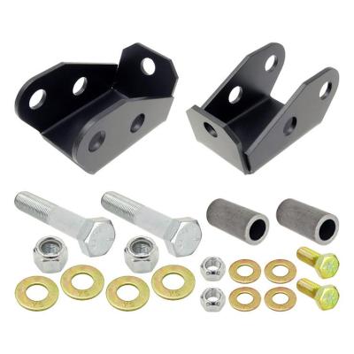 Shock Mount Extensions 97-06 Wrangler TJ and LJ Unlimited Rear Lower Includes Hardware Pair RockJock 4x4