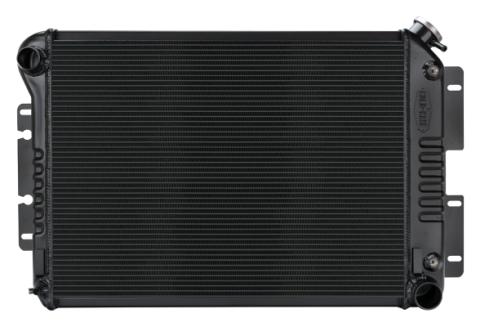 67-69 Camaro Nova Firebird Automatic Performance Radiator Black Night Rider Series Cold Case Radiators