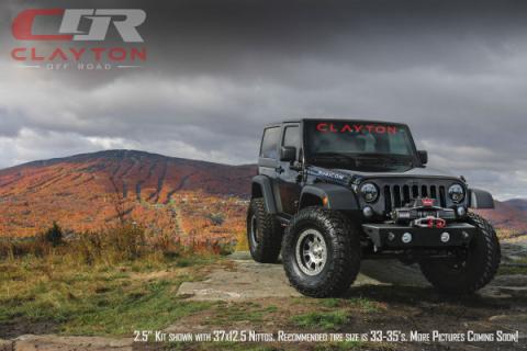 Jeep Wrangler 2.5 Inch Premium Lift Kit 2007-2018 JK Clayton Off Road