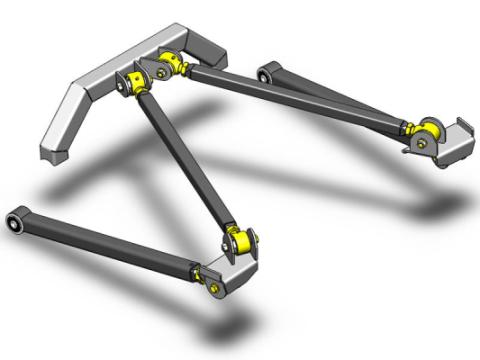 Jeep Wrangler Rear Long Arm Upgrade Kit 1997-2006 TJ Clayton Off Road