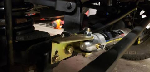 Jeep Wrangler Steering Stabilizer Relocation Bracket 2007-2018+ JK/JL/JT Clayton Off Road