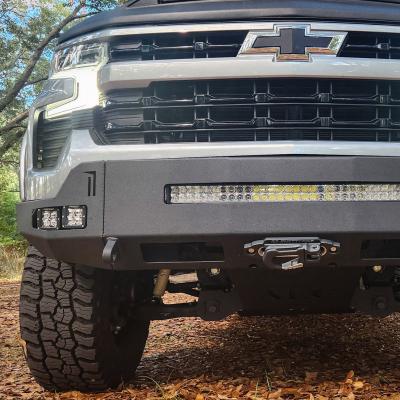 22-24 Chevrolet Silverado 1500 Octane Front Winch Bumper No Parking Sensors Chassis Unlimited