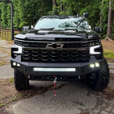 23-25 Chevrolet 1500 ZR2 Octane Front Winch Bumper No Parking Sensors Chassis Unlimited