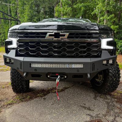 23-25 Chevrolet 1500 ZR2 Octane Front Winch Bumper No Parking Sensors Chassis Unlimited