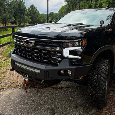 23-25 Chevrolet 1500 ZR2 Octane Front Winch Bumper No Parking Sensors Chassis Unlimited