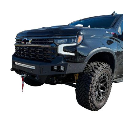 23-25 Chevrolet 1500 ZR2 Octane Front Winch Bumper No Parking Sensors Chassis Unlimited