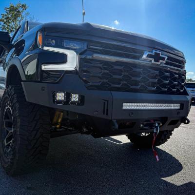 23-25 Chevrolet 1500 ZR2 Octane Front Winch Bumper No Parking Sensors Chassis Unlimited