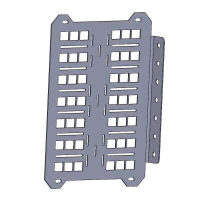 Universal Overland Accessory Mount Fits Swing Out Bumpers Chassis Unlimited