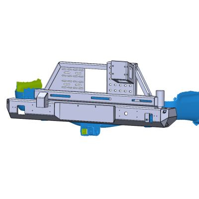 95-04 Toyota Tacoma Octane Swing Out Rear Bumper Chassis Unlimited