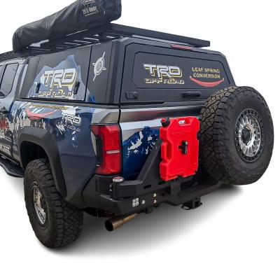 24-Present Toyota Tacoma Octane Dual Swing Out Rear Bumper No Parking Sensors Chassis Unlimited