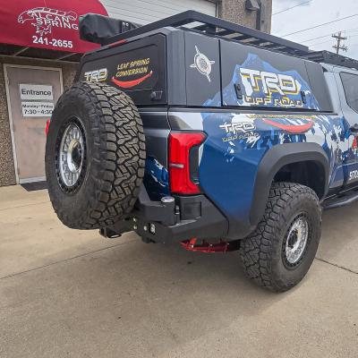 24-Present Toyota Tacoma Octane Dual Swing Out Rear Bumper No Parking Sensors Chassis Unlimited