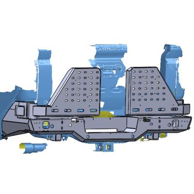 24-Present Toyota Tacoma Octane Dual Swing Out Rear Bumper No Parking Sensors Chassis Unlimited