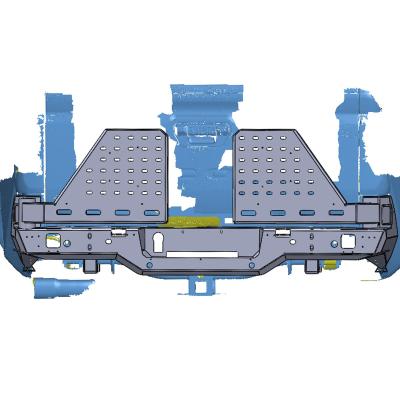24-Present Toyota Tacoma Octane Dual Swing Out Rear Bumper No Parking Sensors Chassis Unlimited