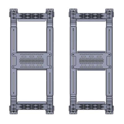 Thorax Bed Rack System Fits Diamon Back Covers 10-18 RAM 1500/2500/3500 18 Inch