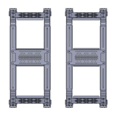 18 Inch Thorax Bed Rack System Diamond Back Covers 2005-2020 Tacoma Chassis Unlimited