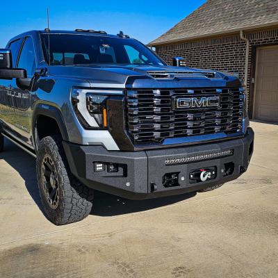 24-Present GMC Sierra 2500/3500 Attitude Front Winch Bumper No Parking Sensors Chassis Unlimited