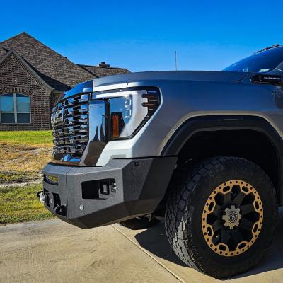 24-Present GMC Sierra 2500/3500 Attitude Front Winch Bumper No Parking Sensors Chassis Unlimited