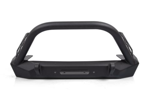 Wrangler JK Front Winch Bumper with Flat Top Stinger Inferno Series For 07-18 Jeep Wrangler JK CrawlTek