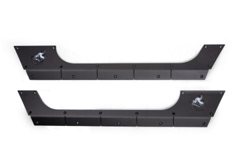 Jeep JK Rocker Body Cladding For 07-18 Jeep Wrangler JK 2 Door CrawlTek
