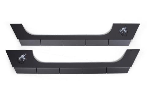 Jeep JK Rocker Cladding Aluminum For 07-18 Jeep Wrangler JK 2 Door CrawlTek