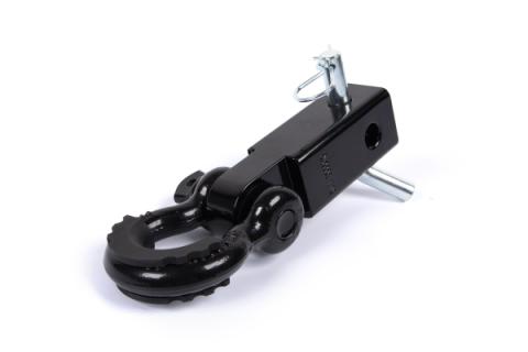 3/4 Inch D Ring Shackle Hitch Receiver with Isolator CrawlTek