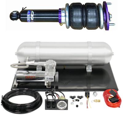 Air Struts w/ VERA Basic Management 10-13 Mazda 3 12-18 Ford Focus 13-18 Ford C-Max FWD D2 Racing