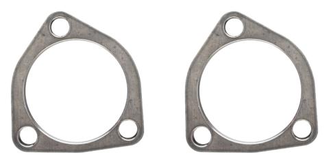 1964-1967 Pontiac 2.5 Inch Manifold Downpipes With HO-Ram Air 3 Bolt Flanges 409 Stainless Pypes Performance Exhaust