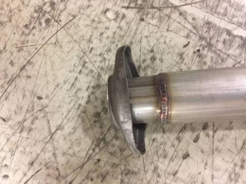 Exhaust Manifold Down Pipe 78-88 G-Body Chevy Small Block 2.5 inch 2 Bolt Hardware Not Incl Natural 409 Stainless Steel Pypes Exhaust