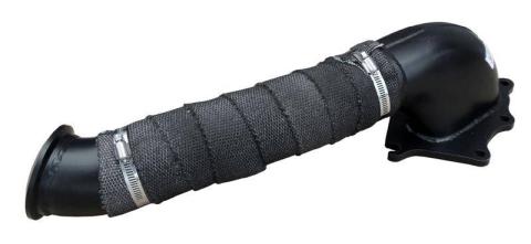 Duramax Turbo Direct Pipe 01-04 Chevy Black Finish Hardware Not Incl 409 Stainless Steel Pypes Exhaust