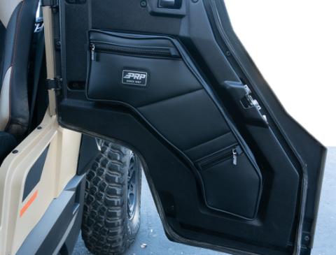 Rear Door Bags with Knee Pad for 16+ Polaris General Pair PRP Seats