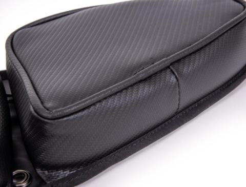 Front Door Bag with Knee Pad for Polaris RZR Driver Side Black PRP Seats