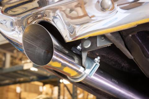 Exhaust Tail Pipe Tip Set 68-71 Olds 442 3 in Trumpet Clamp On Hardware Not Incl Polished 304 Stainless Steel Pair Pypes Exhaust