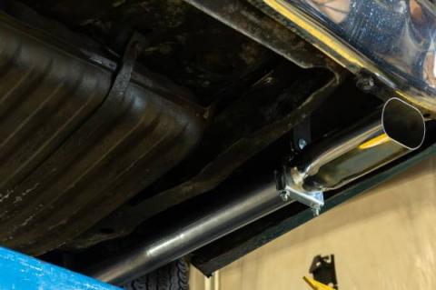 Exhaust Tail Pipe Tip Set 69-72 Chevelle 2.5 in Slip Fit Clamp On Hardware Not Incl Polished 304 Stainless Steel Pypes Exhaust