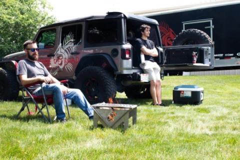 Portable Fire Pit Fishbone Offroad