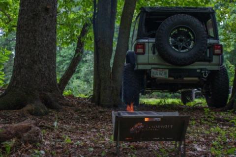 Portable Fire Pit Fishbone Offroad