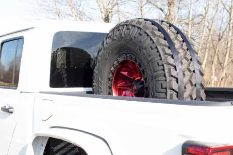 Bed Mounted Spare Tire Mount Fishbone Offroad