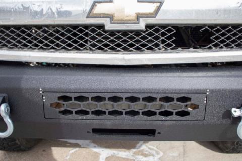 07-13 Chevy 1500 Front Winch Bumper Fishbone Offroad