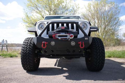 18-Current Jeep Wrangler JL, JLU and 20-Current Jeep Gladiator JT Front Steel Elite Fenders Fishbone Offroad