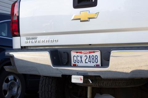 Hitch Cover For 2 Inch Hitch Black Powdercoated Steel Fishbone Offroad