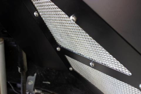 Jeep JL Inner Fenders For 18-Current Wrangler JL Rear Pair Aluminum Black Powdercoat Fishbone Offroad