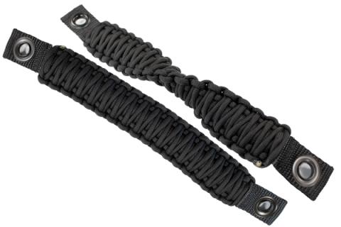 Wrangler Paracord Door Handles Black for 97-06 Jeep Wrangler Fishbone