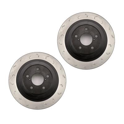 Slotted Rear Rotor Pair Subaru WRX 2006-2007 FactionFab