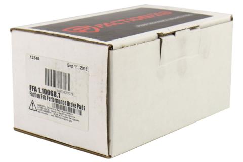 F Spec Front Brake Pads Subaru STI 2004-2017 FactionFab