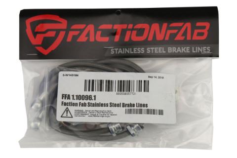 Rear Stainless Steel Brake Lines Subaru STI 2004-2007 FactionFab