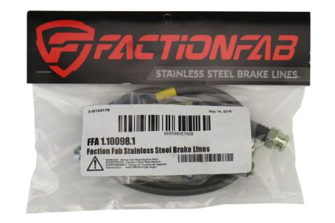 Front Stainless Steel Brake Lines Subaru WRX 2002-2005 FactionFab