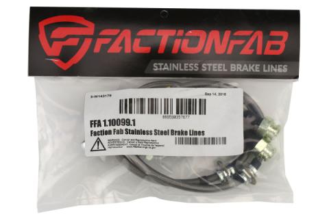 Front Stainless Steel Brake Lines Subaru Impreza 1993-2001 FactionFab