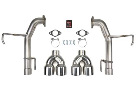 Axle Back Exhaust Polished Tip WRX / STI 2011-2014 Sedan FactionFab