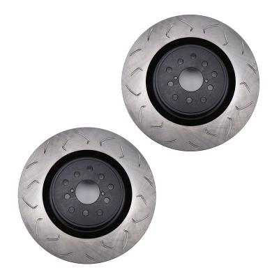 Slotted Front Rotor Dual Drilled 5x100/114.3 Pair Subaru STI 2018+ FactionFab